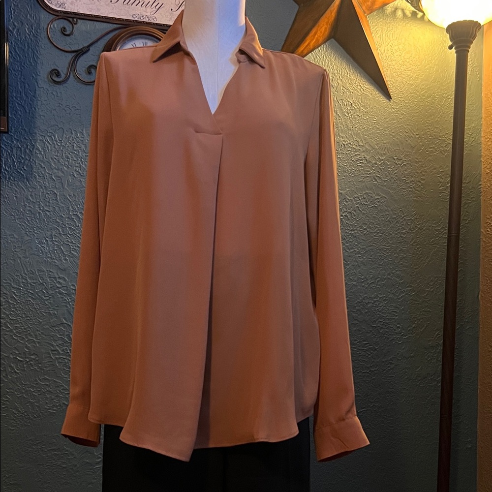 Elegant Women's Tan Blouse